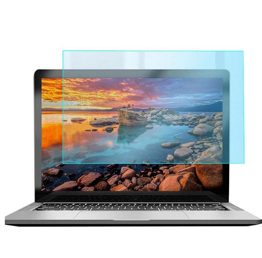 osłona ekranu do okularów komputerowych, Ochraniacz ekranu Blue Light do laptopów o przekątnej od 11,6 27 cali w kolorze niebieskim(B,20)