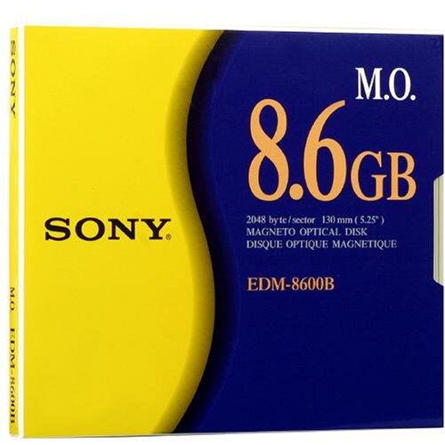 Sony 5.25 Rewritable Magneto Optical 8.6GB 14x 2kb/sector (Discontinued by Manufacturer)