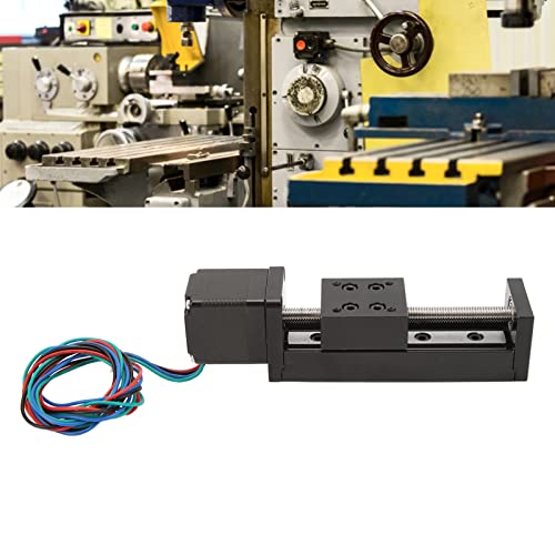 Odorkle Mini Linear Rail Guide Slide Actuator Alloy Stepper Motion Stage 50 Mm Hub DIY CNC-Fräserteile mit 1 Stück Gewindestange