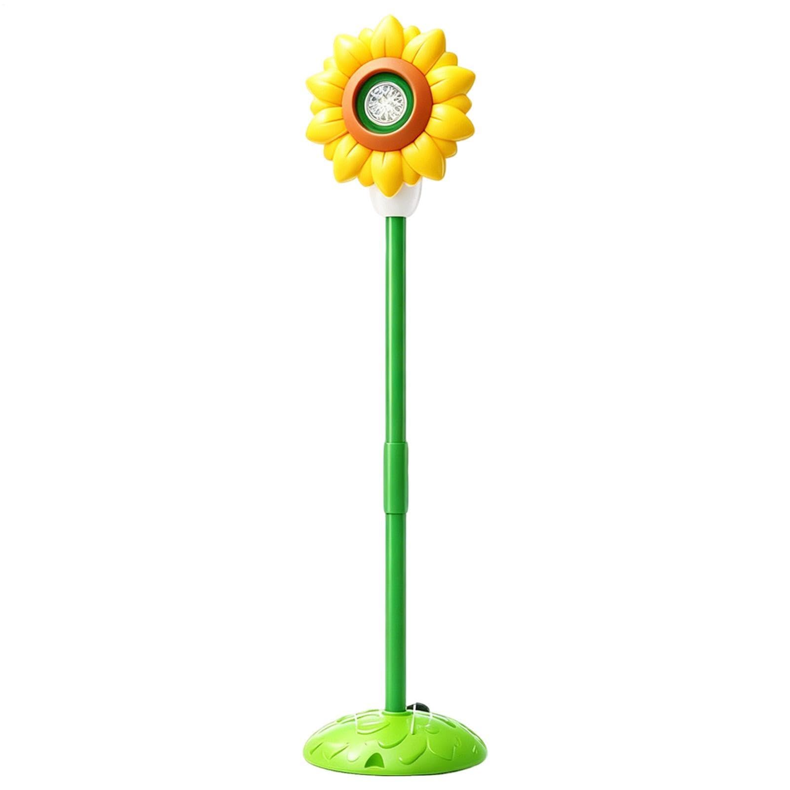 Macchina Bolle a Torre Soffiatore Giocattolo A Lampione Girasole Con Musica | Soffiatore di bolle con spruzzatore d'acqua Per giardino patio cortile prato festa matrimonio festival