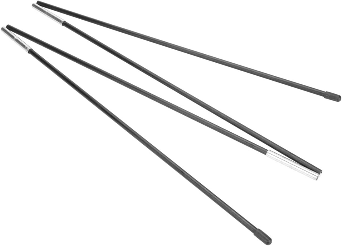 Cocoarm Fiberglass Tent Pole, Multi-Segment Foldable Camping Replacement, Black, 7MM, 180CM, Suitable for 2*2m Double Tent