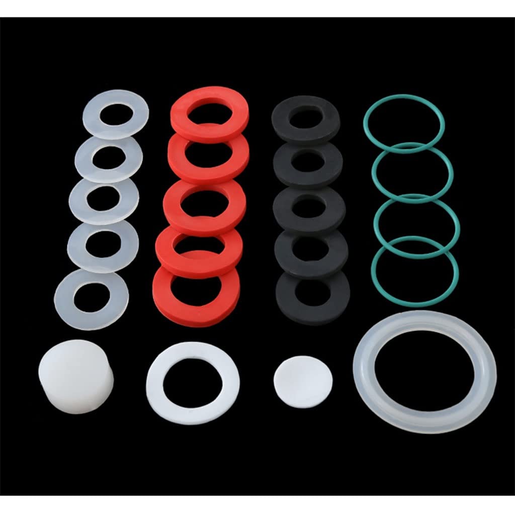 Dicke 1–5 mm, Größe 500 x 500 mm, rutschfeste Stoßdämpfung und hochtemperaturbeständige Dichtungsverarbeitung, Silikonkautschukplatte,(Red,3mm)