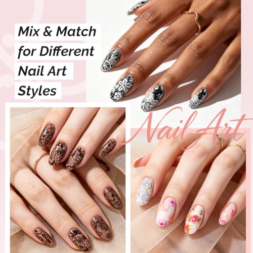 Image of MelodySusie Lace Nail Foil 30 Rolls