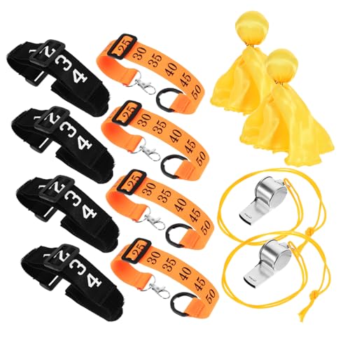Kit Árbitro Fútbol Silbato Cinta para Muñeca miniatura 1