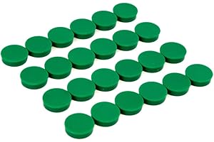 Pint-Sized, Emerald Companions: Round Magnets for a Pop of Green