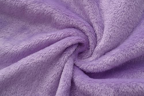 Image of Girls Soft Fleece Robes Plush Hooded Bathrobes Sleepwear for Kids 2-16 Years