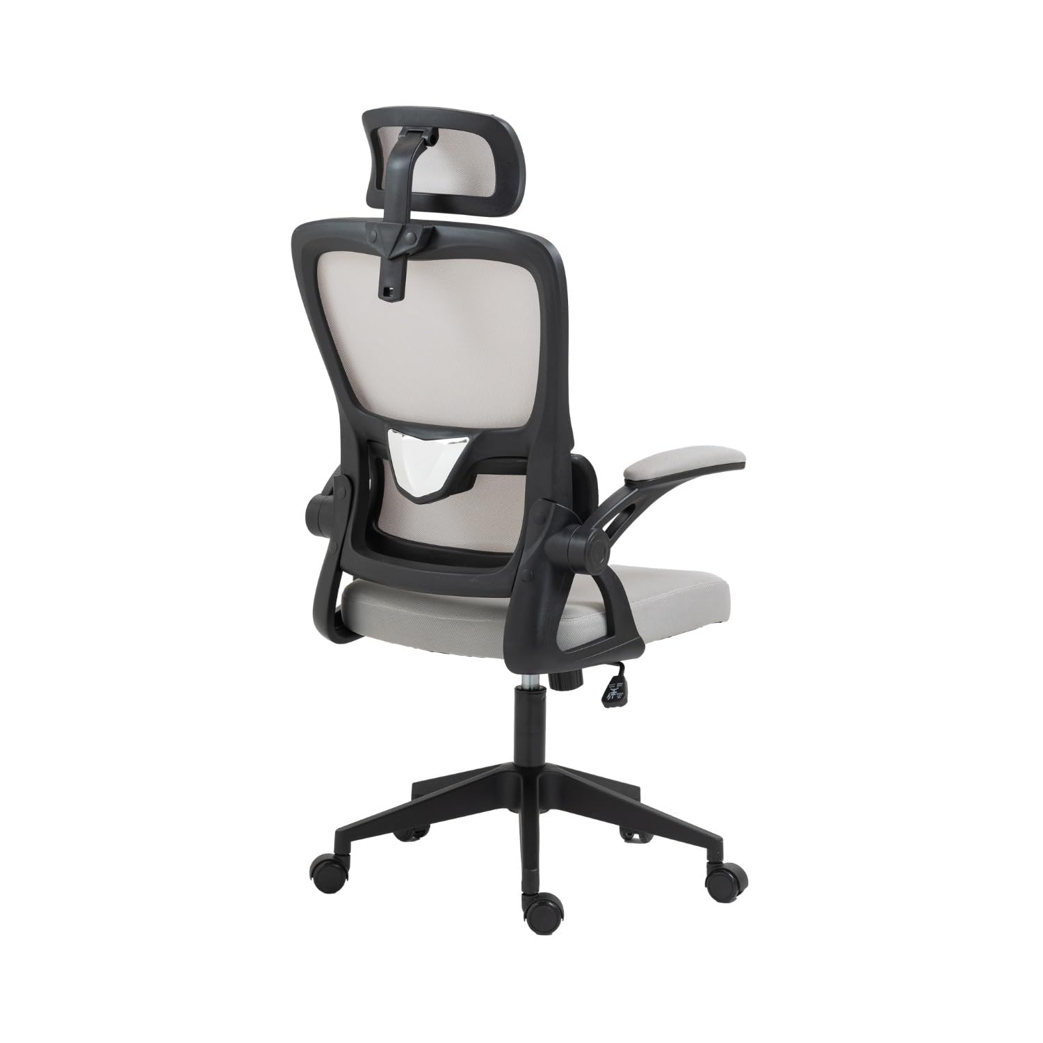 7H SEVEN HOUSE - Silla de Escritorio Ergonómica ErgoFlex Pro, Reposacabezas, Respaldo Transpirable, Altura Ajustable, Reclinable, Soporte Lumbar, Reposabrazos y Ruedas, Negro/Gris Oscuro/Gris Claro