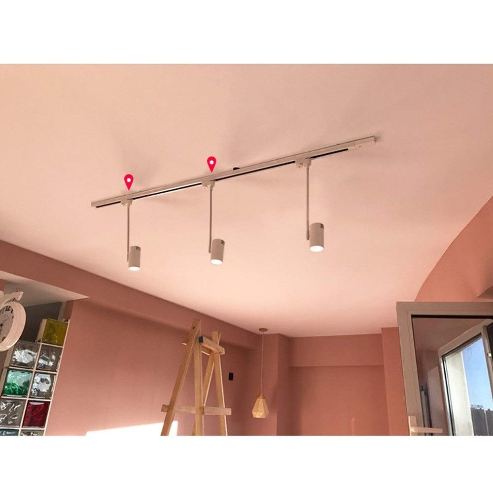 Faretti da soffitto a LED con palo Lungo montati in Superficie, faretti Regolabili, Illuminazione a Binario per Appendere Abiti, Illuminazione a Pannello antiabbagliamento COB Commerciale, Access