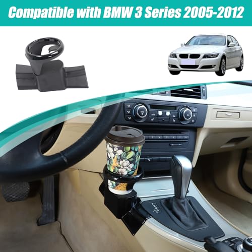 Porte-gobelet console centrale pour BMW Série 3 E90 E91 E92 E93 2005-2012 noir côté gauche - 7