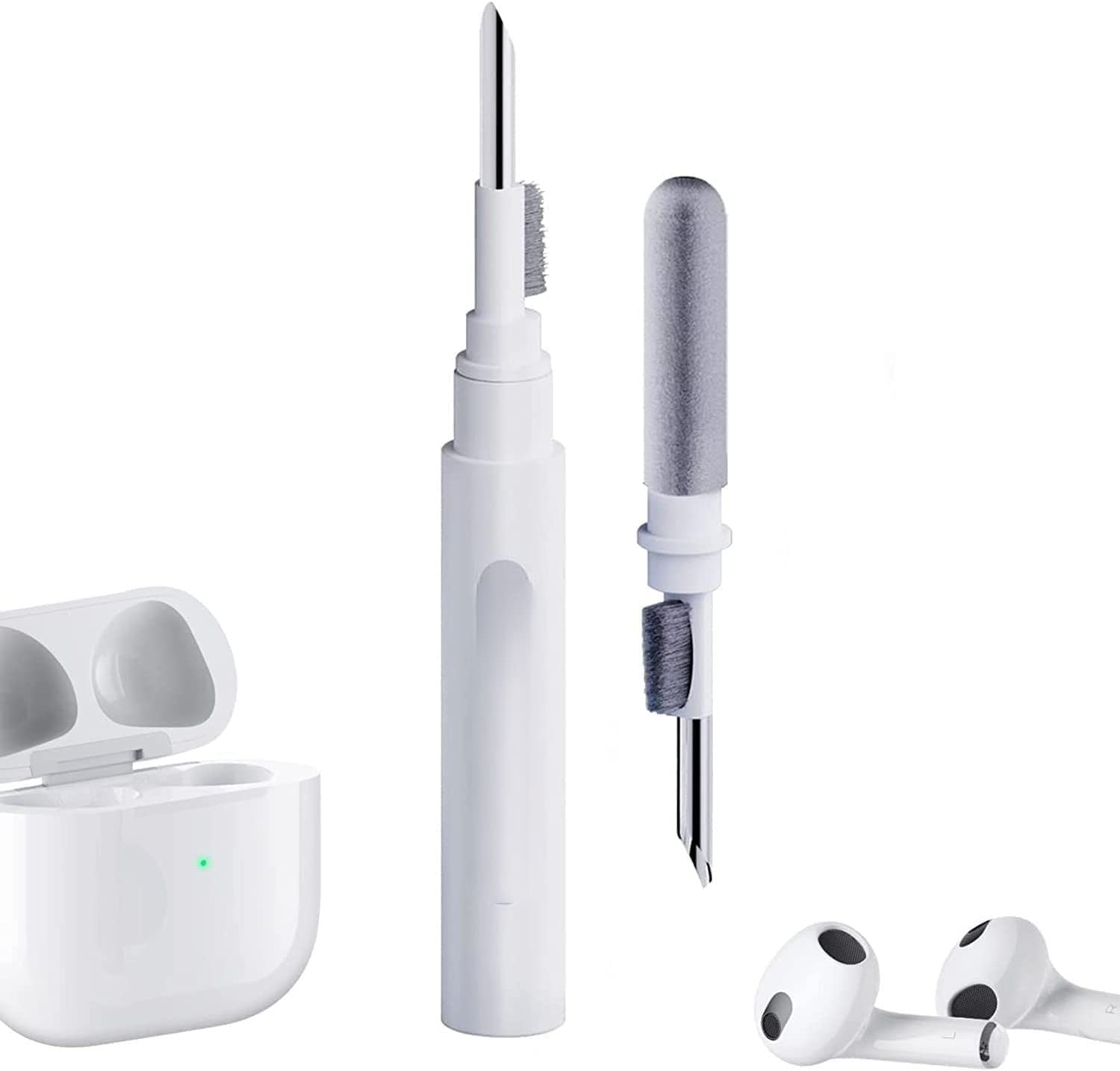 VALKYRIE Cleaner Pen Kit for Airpods, 3 in 1 Multifunction Bluetooth Earbuds Cleaning Pen with Soft Brush, Portable Cleaning Pen for Airpods Pro, Earphones Case, Keyboards, Laptops and Mobiles (B0BVFZLPSX) Amazon Price History, Amazon Price Tracker