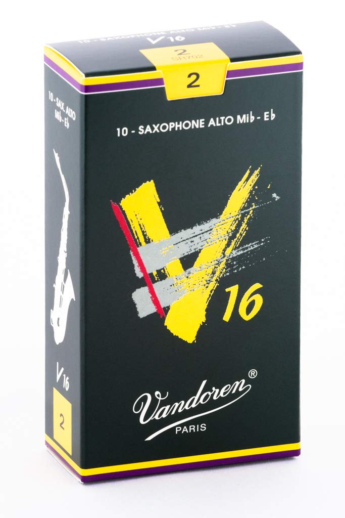 VandorenSR702 Alto Sax V16 Reeds Strength 2; Box of 10