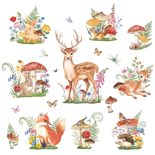 Vinilos Decorativos Animales Bosque 2 Planchas 11.8x35.4 in miniatura 1