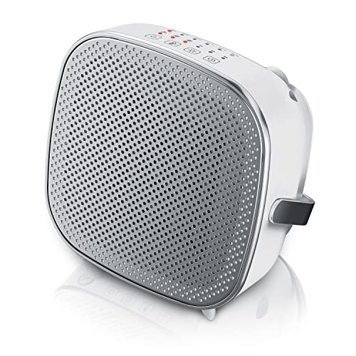 Brandson - Heizlüfter 1000 1500 Watt - Keramik- Badezimmer energiesparend leise - Schnellheizer mit Temperaturregelung - 2X Heizstufen mit Thermostate - Heizung Heater - Überhitzungsschutz