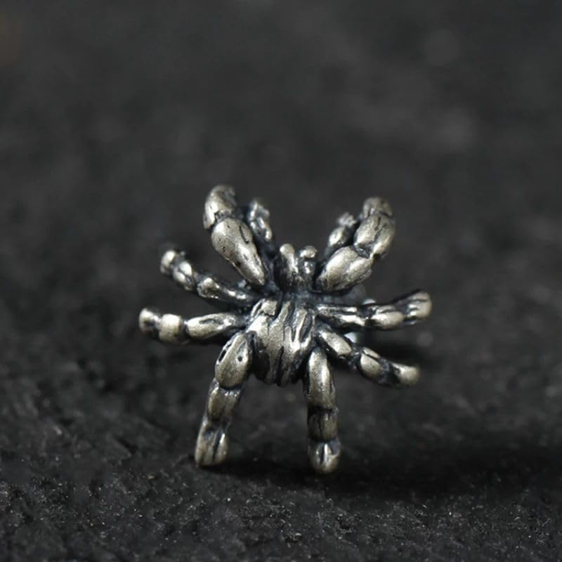 Tiny Spider Stud Earrings Horror Spider Studs Earrings Vintage Gothic Earrings Punk Unisex Jewelry for Women Men - Image 5
