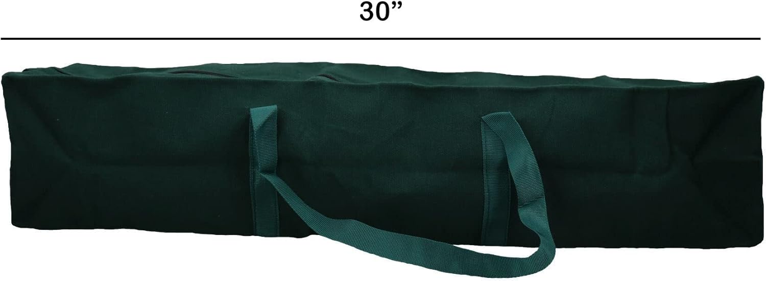 30” Heavy Duty Canvas Zipped Tool Carry Bag Storage Holder Fishing Camping