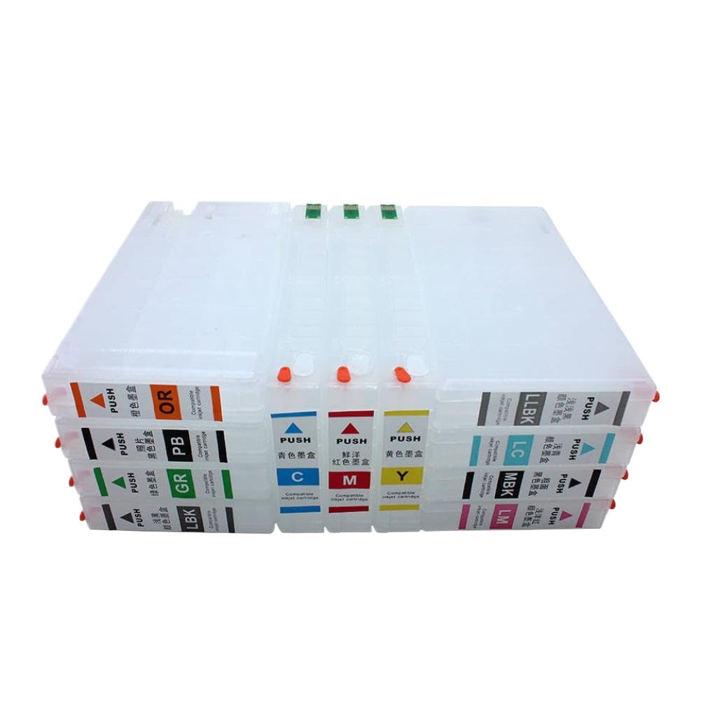 Juego de Cartuchos de Tinta Recargables de 11 Colores de 300ML con Chip de reinicio automático Compatible con T6531-T6539 T653A T653B para impresoras seleccionadas