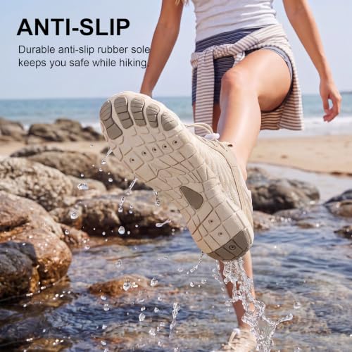 Image of Hike Barefoot Shoes Women Men Non-Slip Healthy Breathable Fashion Trail Running Womens Mens Wide Toe Zero Drop Water Shoe