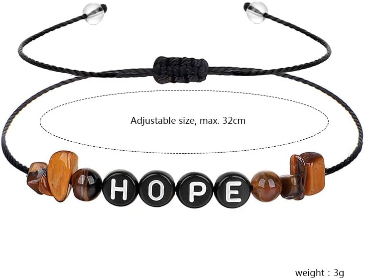 COLORFUL BLING Handmade Healing Chakra Beaded Bracelet with Spiritual Meaningful Card Crystal Natural Stone Strand Bracelet for Women Reiki Yoga Meditation Jewelry Protection Gifts - Image 6