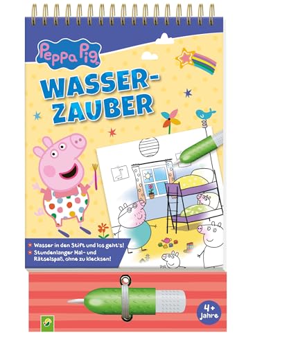 Peppa Pig Wasserzauber - einfach mit Wasser malen: Malbuch mit...