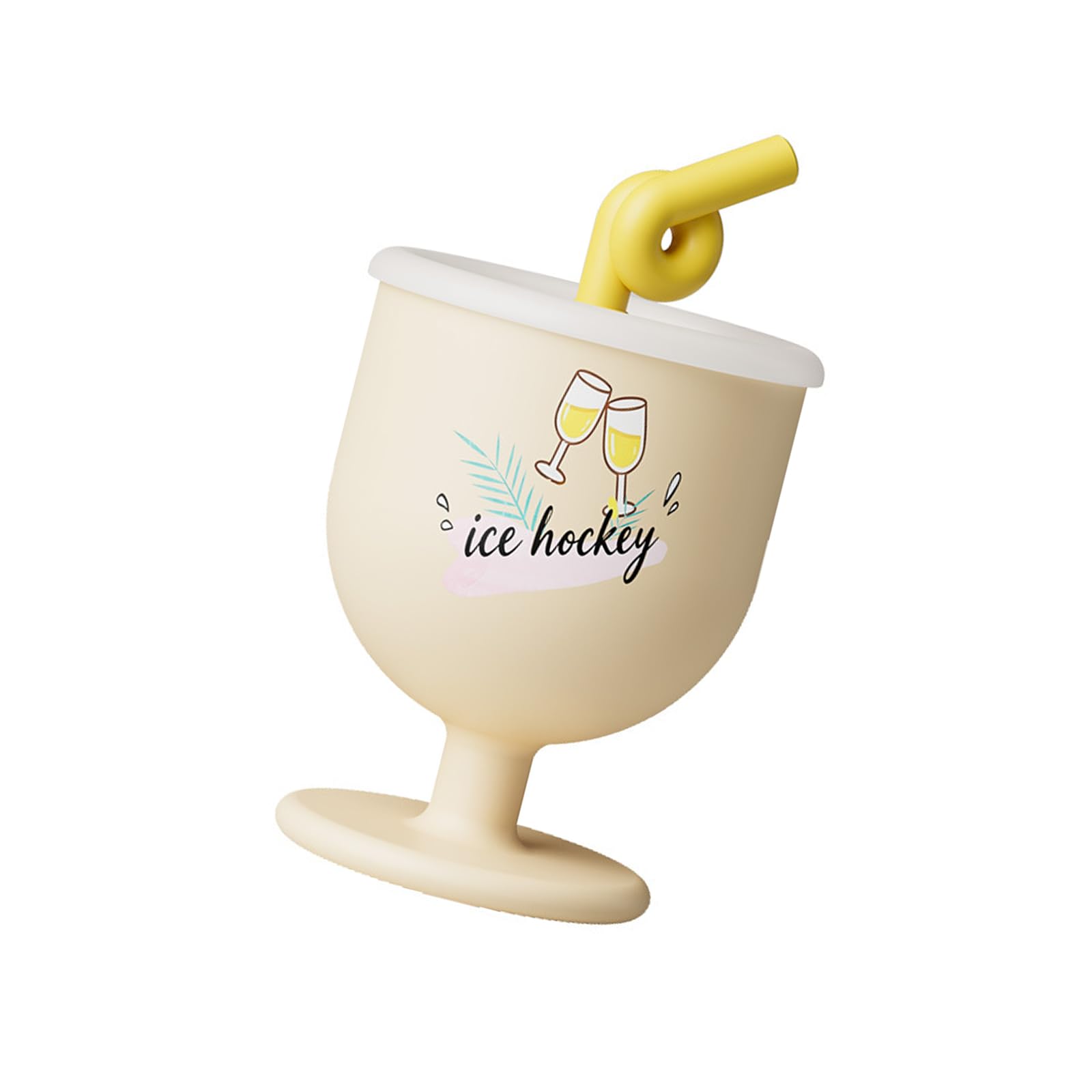 Kaeltsyn Portable Ice Ball Maker and Drinking Cup for Whiskeys Cocktails Juices Drink Chiller Cup for Home Offices Outdoor Use Sturdy Ice Molding