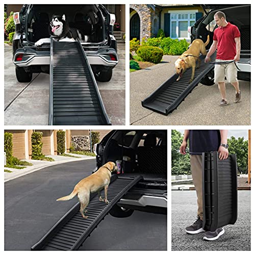 Home Depot Dog Stairs COZIWOW Aluminum Pet Ramp Ladder,Portable - Main Image