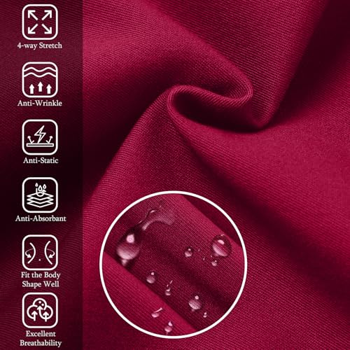 Image of Straight Leg Scrub Pants for Women with 7 Pockets & Drawstring Women's Scrub Pants, Mid-Rise Straight Fit Cargo Pants