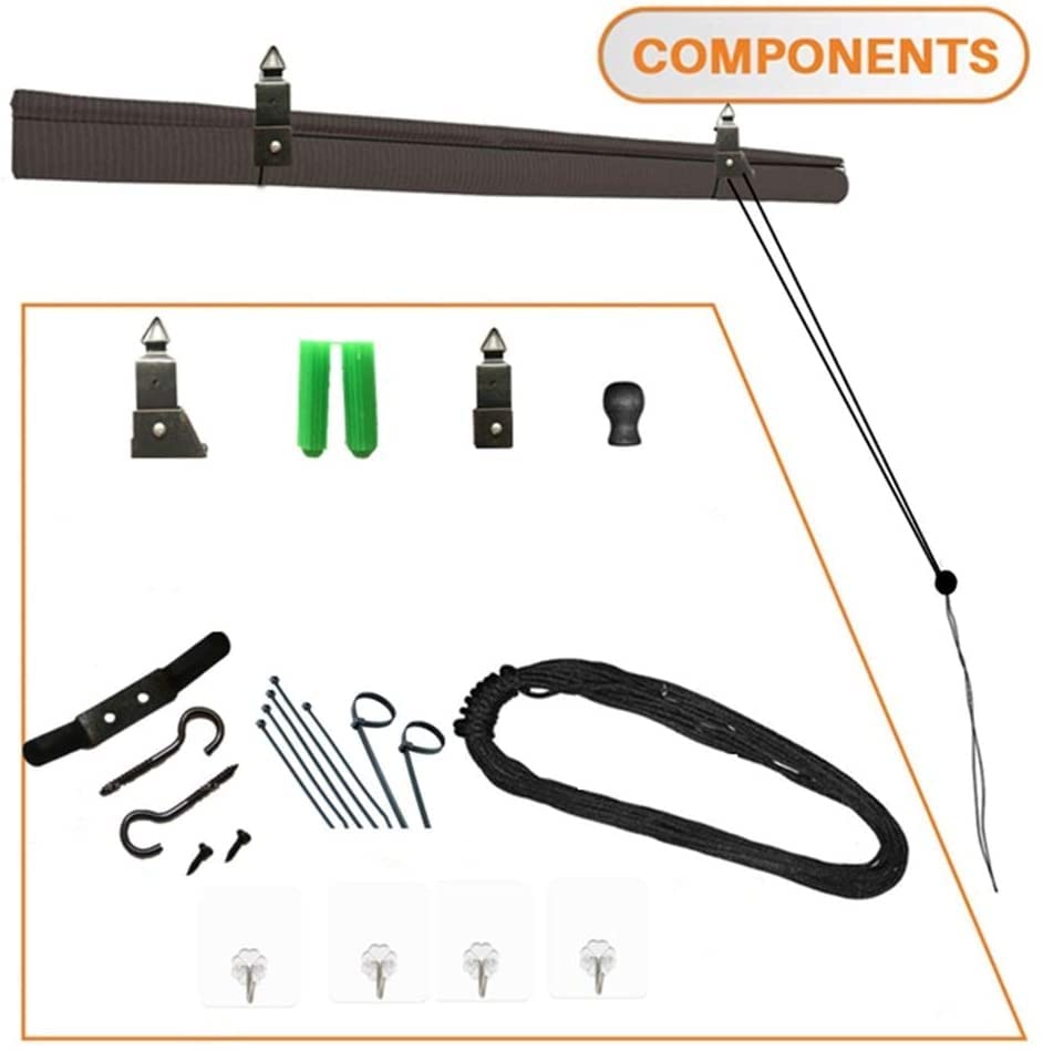 Rodillo resistente al viento Sun Outdoor con paneles de ventana 8