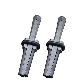 Plug Wedge and Feather Shim Rock Stone Splitter Plug Wedges and Feather Shims Concrete Rock Stone Splitter Hand Tool 9/16 14 mm Pack of 2