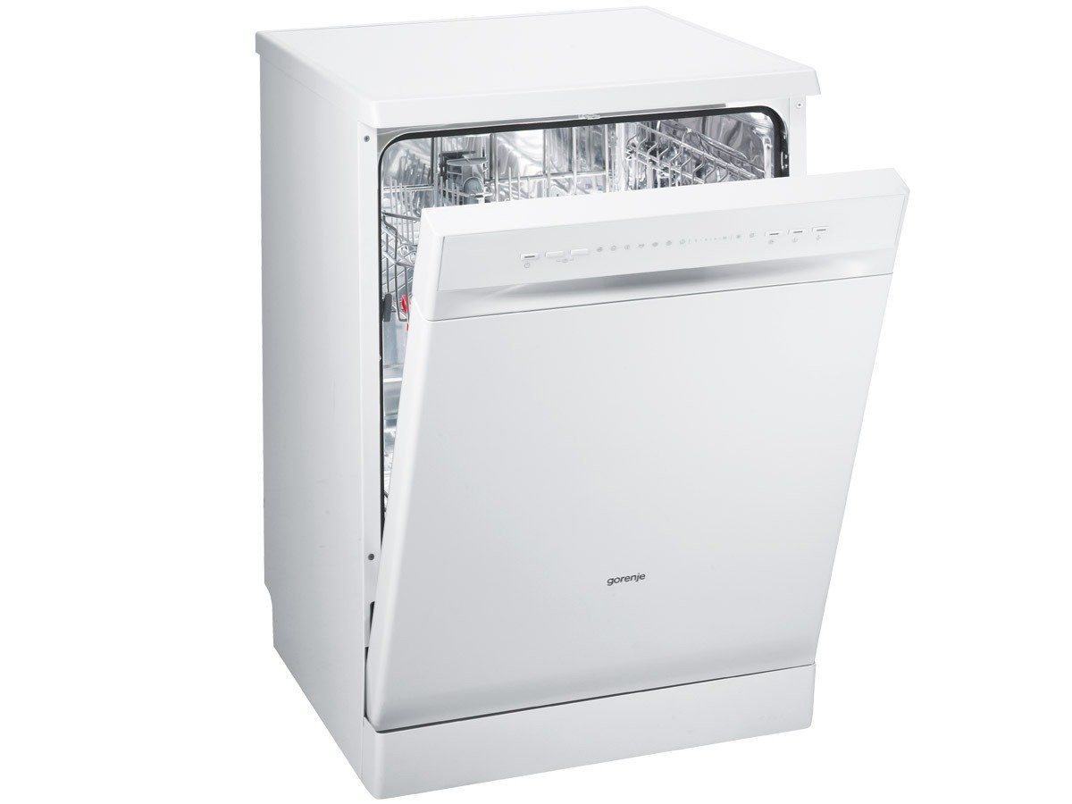 Gorenje GS62214W Lavavajillas independiente/A+A / 290 kWh/año / 12 MGD / 3360 litros/año / 52 dB/blanco / 3 cestos ajustables/programa ECO / 60 cm