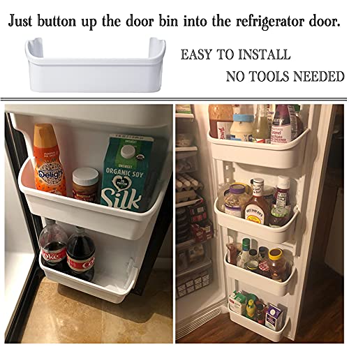 240323001 Refrigerator Door Bin, Refrigerator Side Shelf Replacement Part, (15.95in long), Fit for frigidaire kenmore, Replace AP2115741, PS429724, AH429724, 240323007, (DON’T fit freezer door) 240323001 Refrigerator Door Bin, Refrigerator Side Shelf Replacement Part, (15.95in long), Fit for frigidaire kenmore, Replace AP2115741, PS429724, AH429724, 240323007, (DON’T fit freezer door)