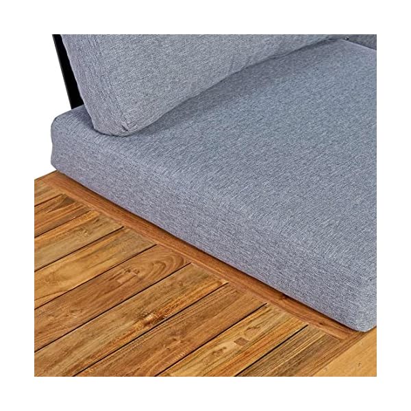 OUTLIV. Madrid Loungeset Recyceltes Teakholz Grau