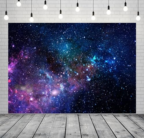 Fondo Fotográfico Tela 8x6 pies Estrellas Espacio Galaxy miniatura 4