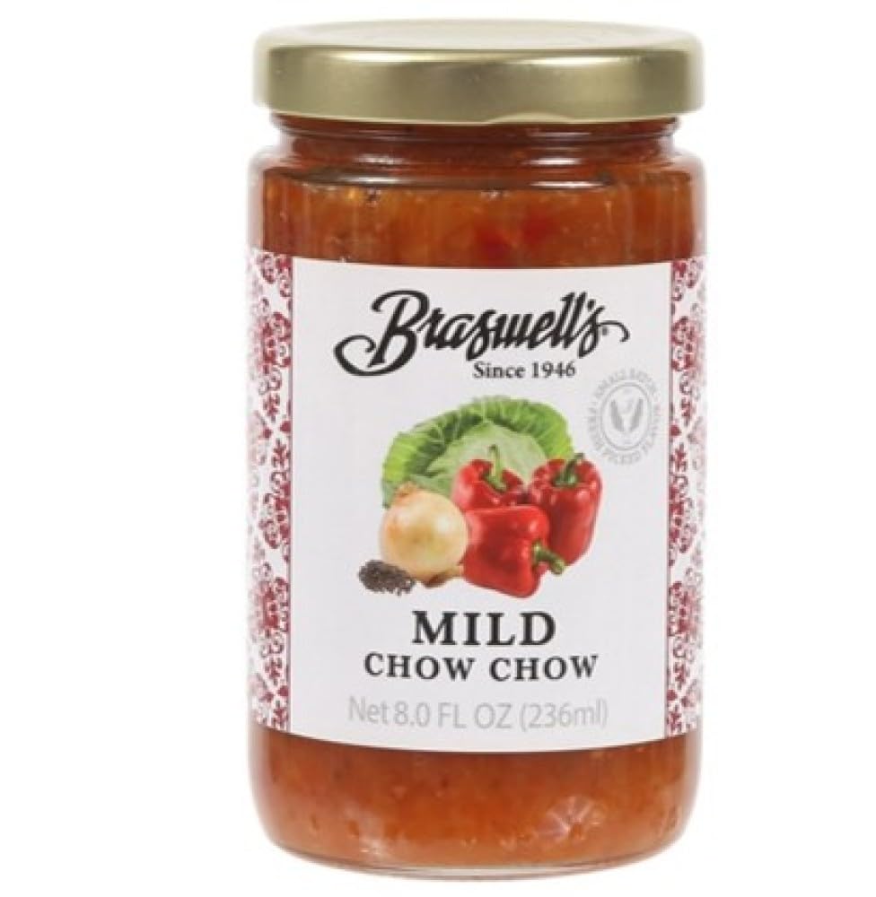 Braswell's Gourmet Mild Chow Chow – Small-Batch, Renowned Specialty, Made in USA, Since 1946 (8oz)