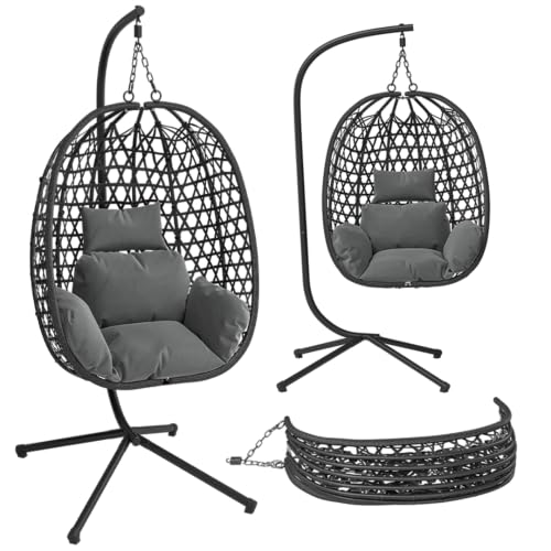 STEELSØN Sarin Hängesessel mit Gestell – Hängestuhl Outdoor &...