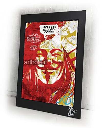 V wie Vendetta - Original Pop-Art Gemälde Cover