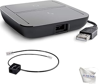 GTW Poly MDA 220 USB Hub - Deskphone, PC/Mac USB-A, Built for UC Applications and softphones from, Avaya, Cisco, and Others, Microfiber Included