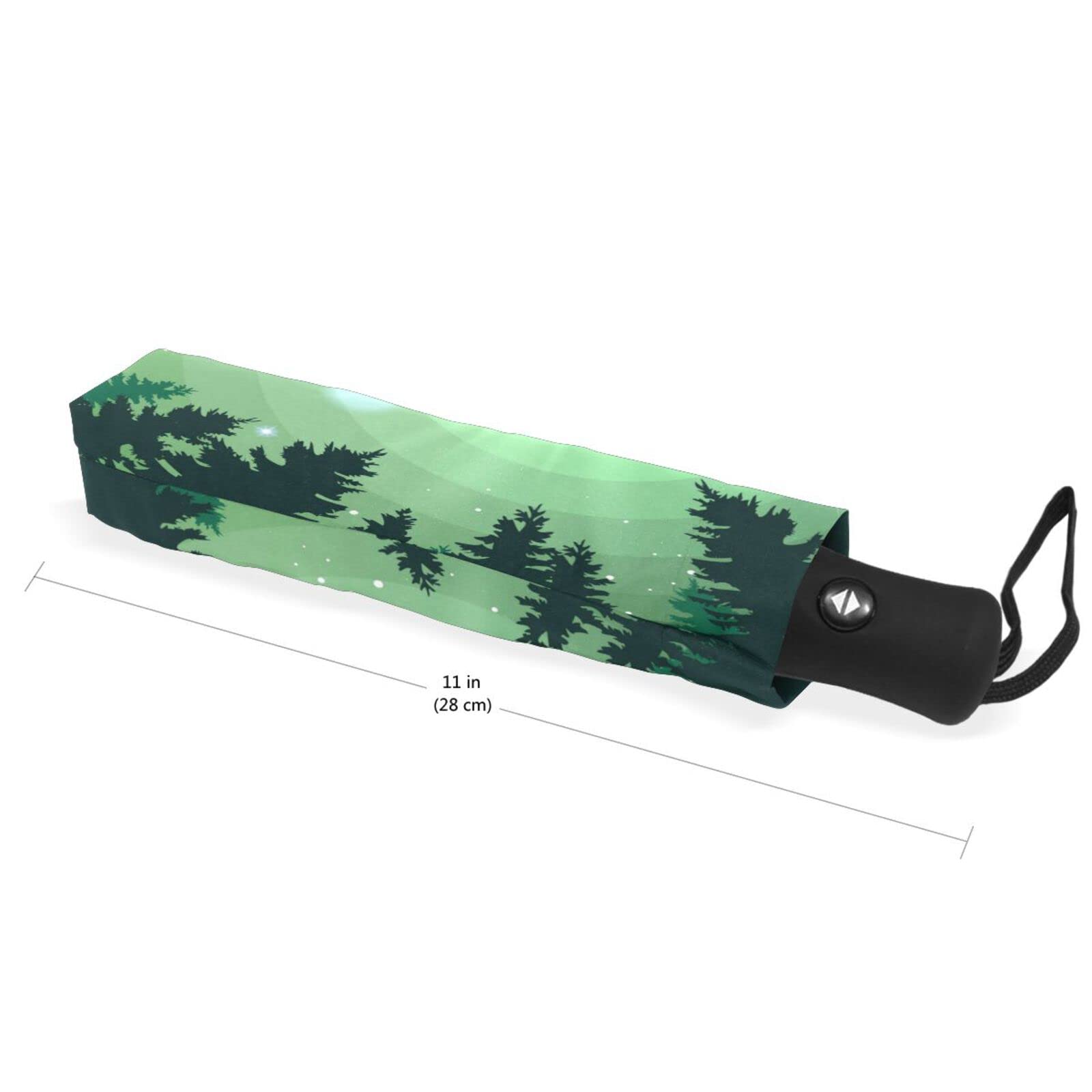 Automatic Umbrella One Touch Auto Open and Close Button Compact Travel Umbrella for Women Men Kid