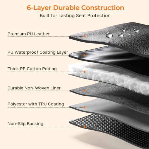 URPOWER Waterproof Bench Seat Cover