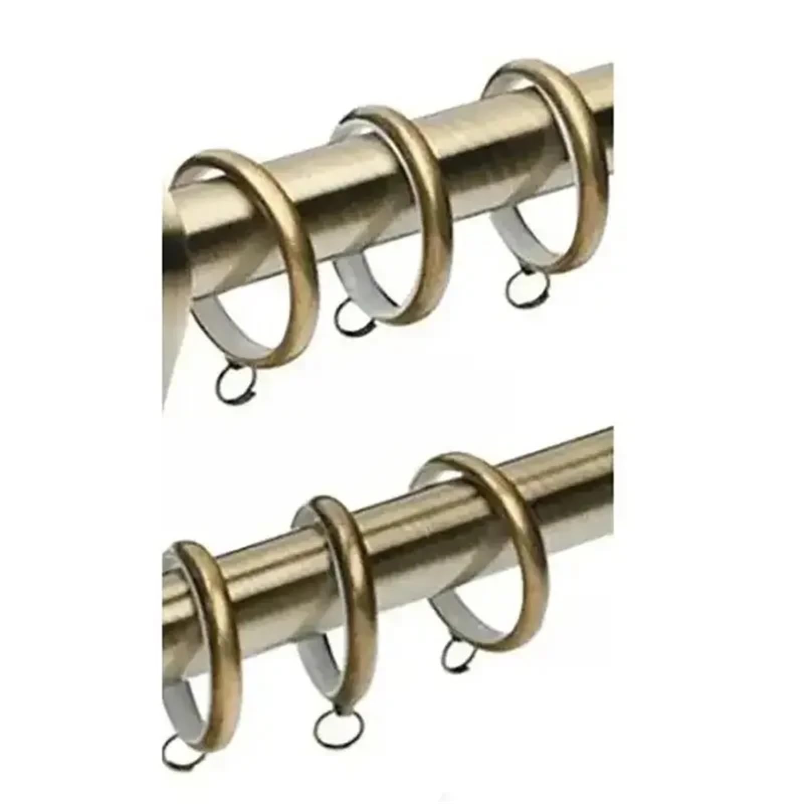 Tende con Anelli Confezione Da 30 Anelli For Tende In Acciaio Con Occhielli In Ottone, Anello Muto All'interno Di Accessori For For Aste Diametro 13-28 Mm/0,75-1,25 Pollici(Inner Dia.38mm)