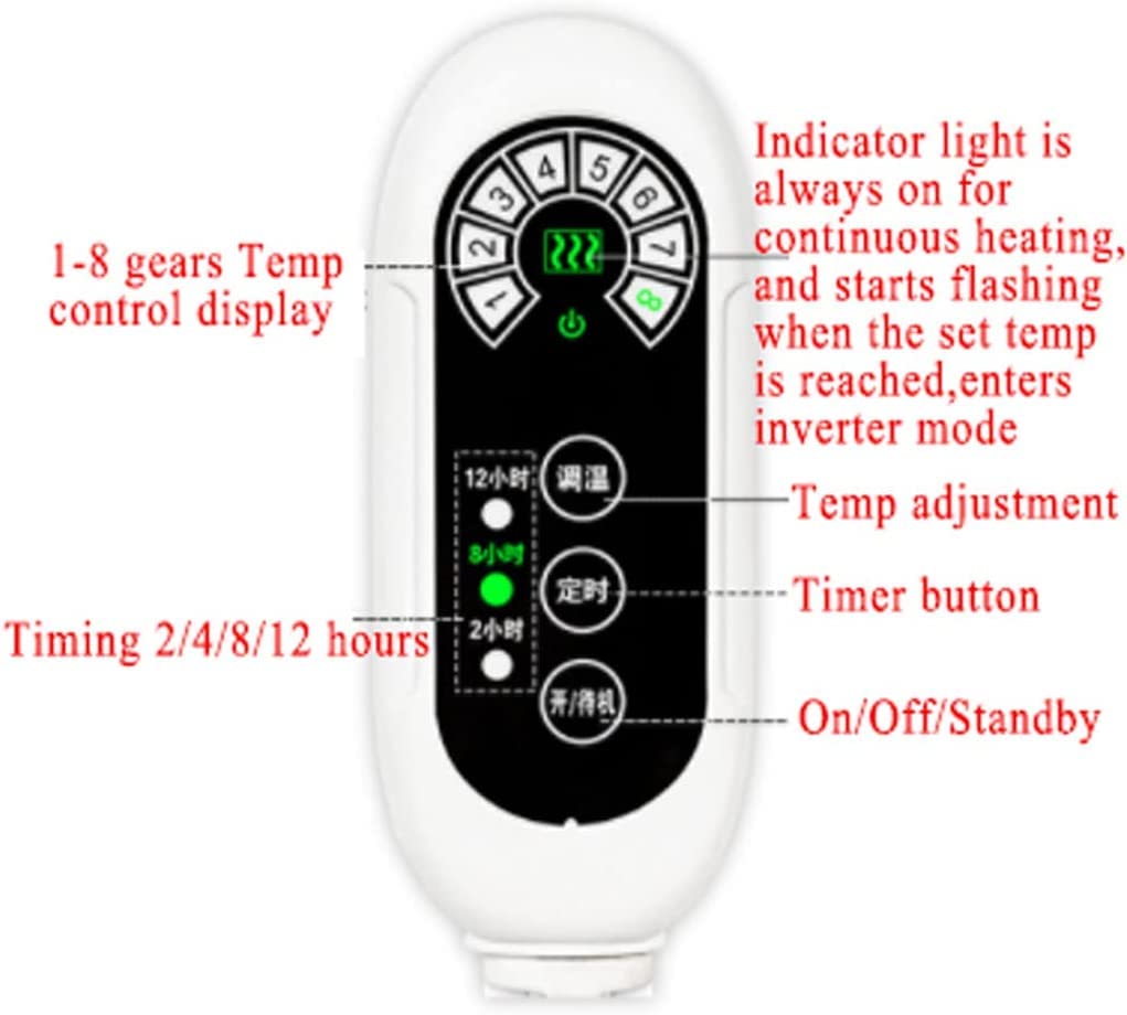 Bedsure Koc Elektryczny Elektrische deken Full Size Draagbare Verwarmde Deken Sjaal Deken Thuis Kantoor Gebruik Elektrische Gooi Perfect Voor Winter Geschenken Użytek domowy