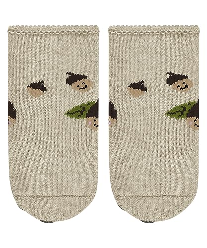FALKE Unisex Baby Stoppersocken Cosy Acorn B HP Baumwolle rutschhemmende...