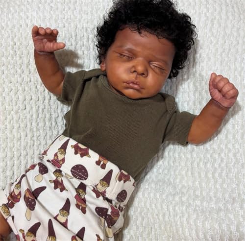 Muñeca Reborn Bebé Niño 48 cm Cuerpo Suave Realista miniatura 2