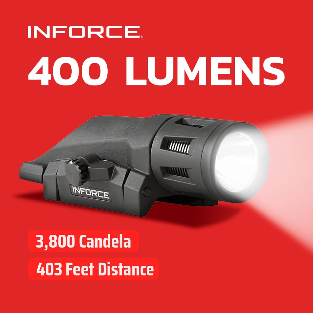Amazon.com: Inforce WML 400 Lumens Gen 2 Weaponlight White Light