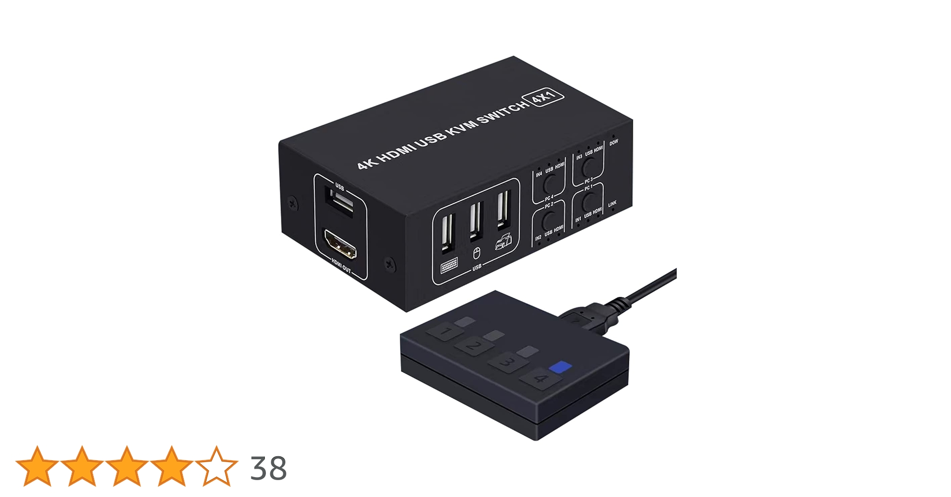 Amazon | kvmスイッチ hdmi 4K kvm スイッチ HDMI切替器 4ポート