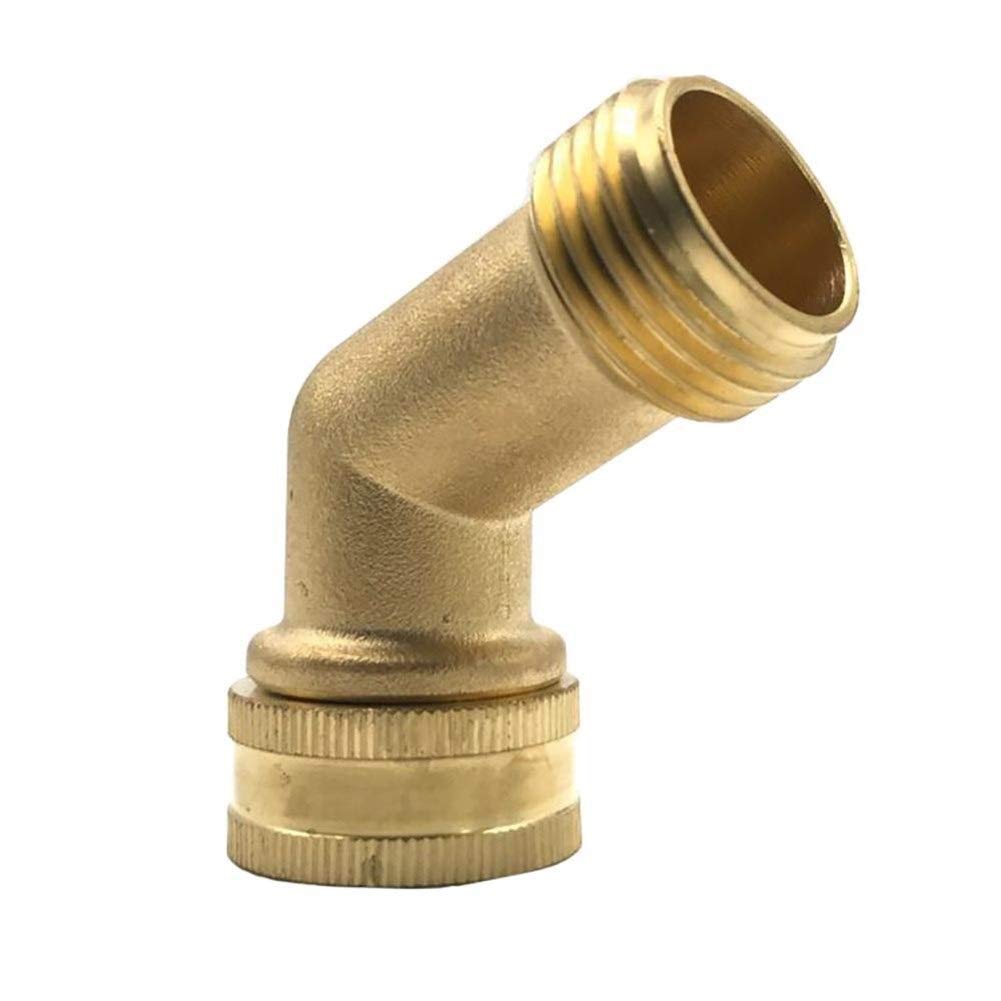 1 pz 3/4" Filettato in ottone Connettore a gomito Raccordi per l'irrigazione del giardino Connettore per tubo flessibile per irrigazione giardino Forniture da giardinaggio Accessori per l'irr