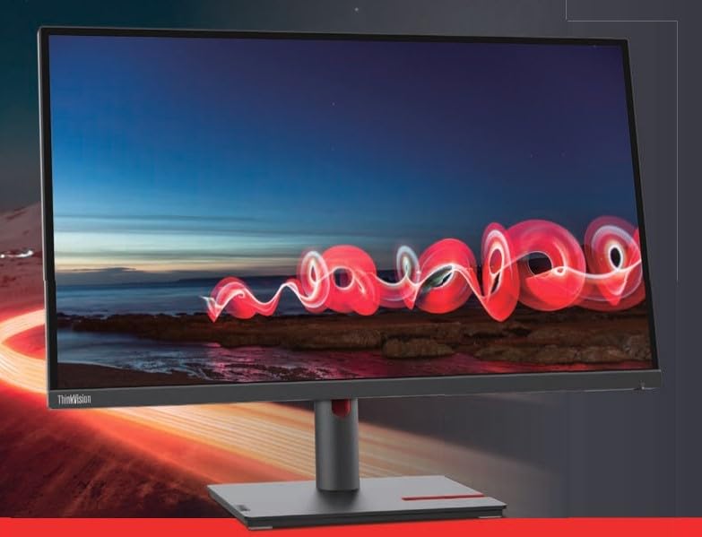 Lenovo ThinkVision T27hv-30 27” (68.58cm) QHD(2560×1440) IPS, Antiglare, WLED Monitor, HDMI, DP, USB port, Vesa Mount, 75Hz refresh rate, 16:9 Aspect Ratio, 99% sRGB Color gamut,63D6UAR3WW-Raven Black Lenovo ThinkVision T27hv-30 27” (68.58cm) QHD(2560×1440) IPS, Antiglare, WLED Monitor, HDMI, DP, USB port, Vesa Mount, 75Hz refresh rate, 16:9 Aspect Ratio, 99% sRGB Color gamut,63D6UAR3WW-Raven Black