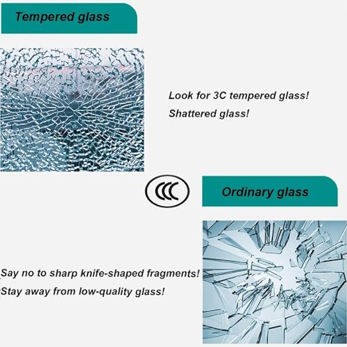 Plateau tournant pour table à manger en verre trempé grand format