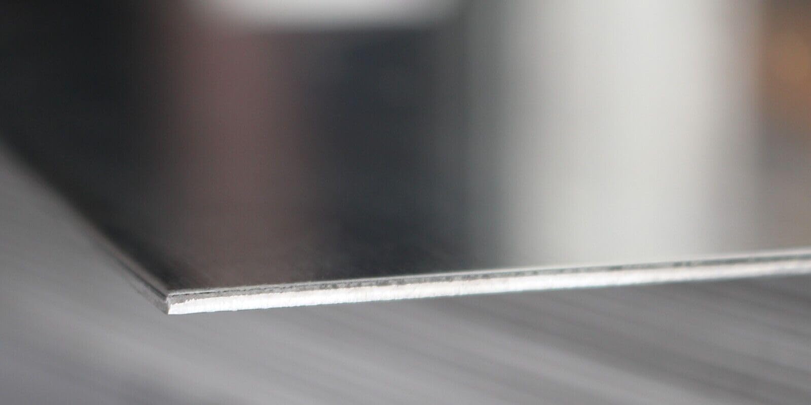 2mm Edelstahlblech eins. gebürstet 1.4301 - Länge 1000mm - Breite 900mm, Stärke 2mm