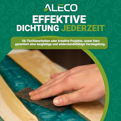 ALECO Reines Kiefernharz, Kolophonium, natürliches Epoxidharz, Granulat, Latex, Basteln, Holzbehandlung, Klebstoff, 500 g