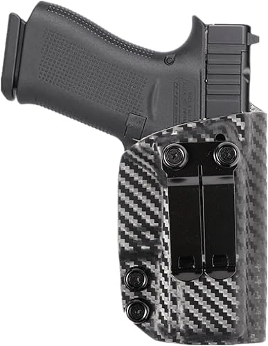 Miniatura 38 de Kydex IWB - Funda para Glock G19 G43X Taurus G2C G3C Canik TP9 Elite SC cintura interior oculta llevar clip de metal para cinturón IWI Masada Slim